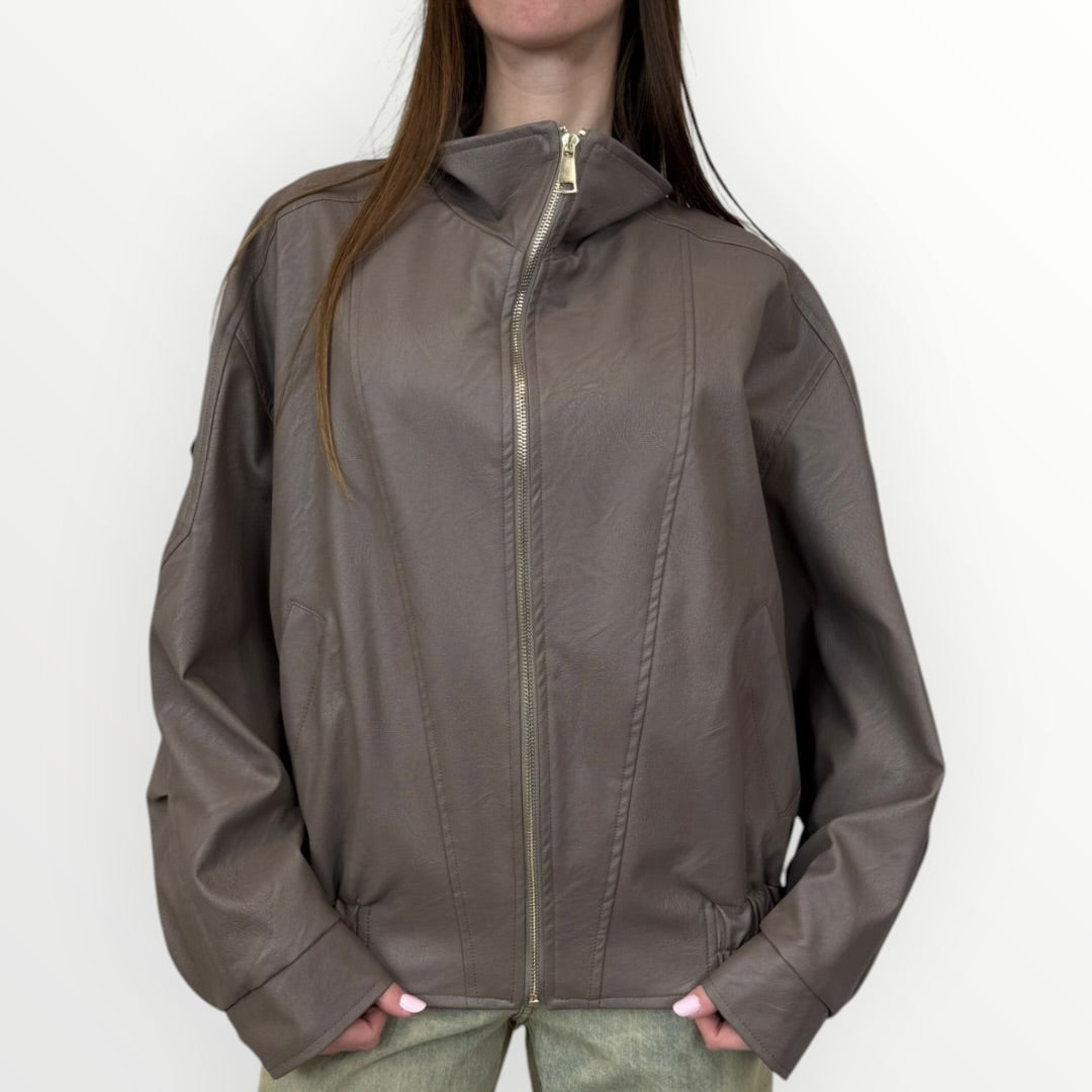 KING KONG - GIUBBINO OVER IN ECO PELLE