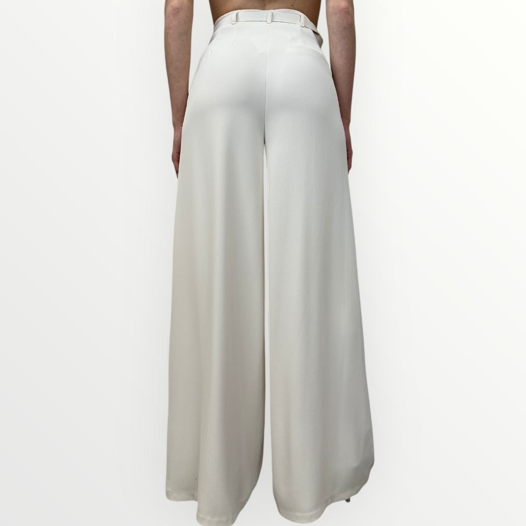 IMPERIAL - PANTALONE A PALAZZO CON CINTURA