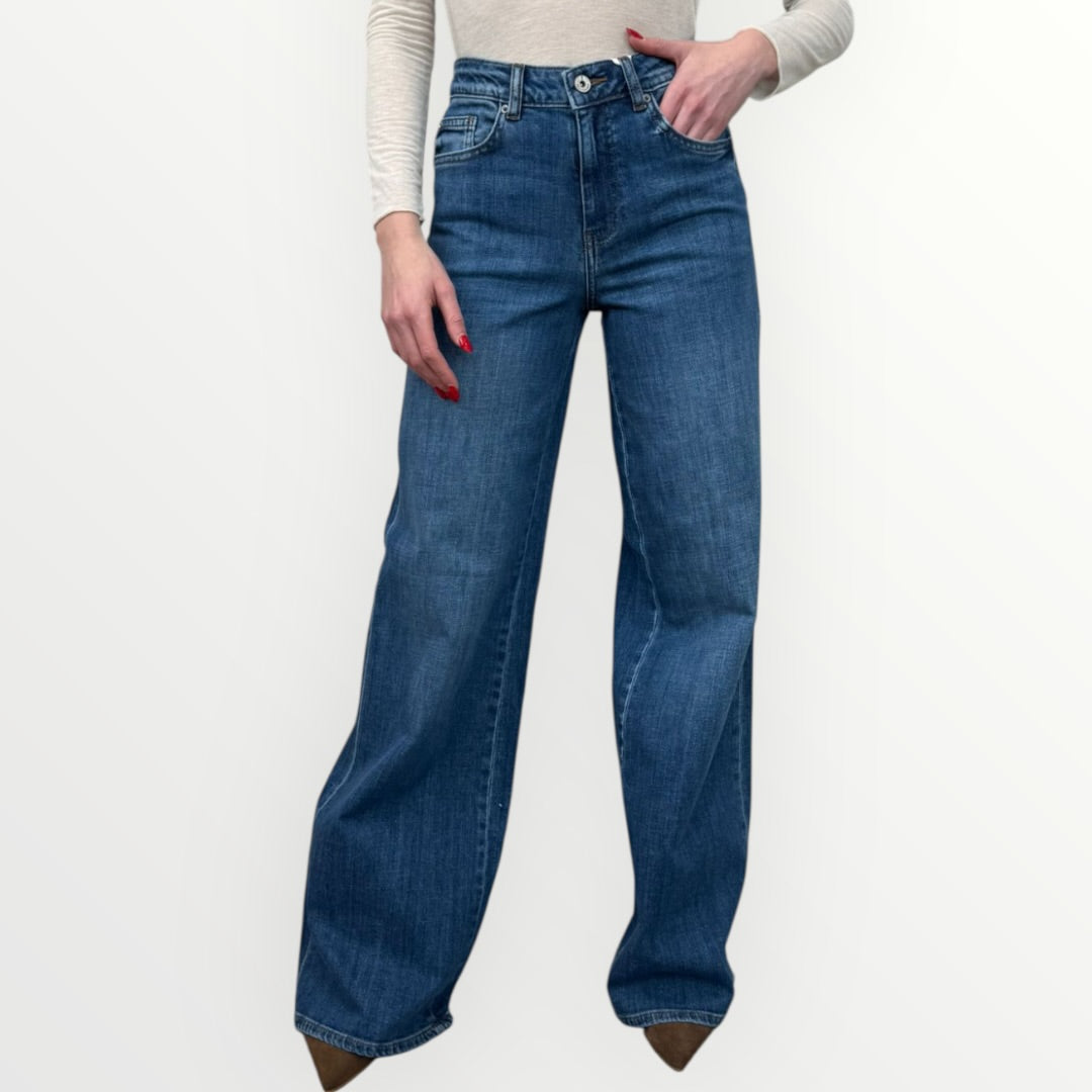 FRACOMINA - JEANS FLARE IN DENIM