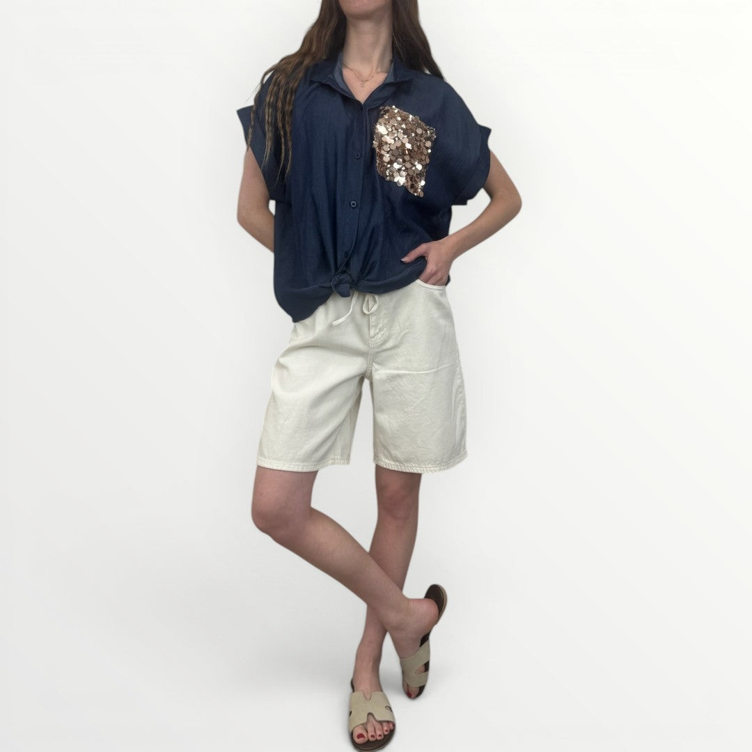 LOFT.73 - CAMICIA MARINA