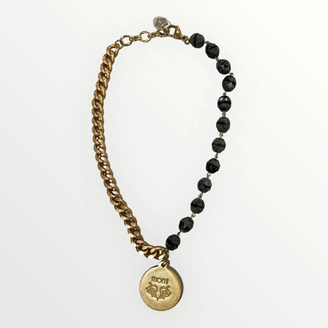 MOMI - COLLANA FRANCESCA CORTA MEDAGLIA - LOFT.73