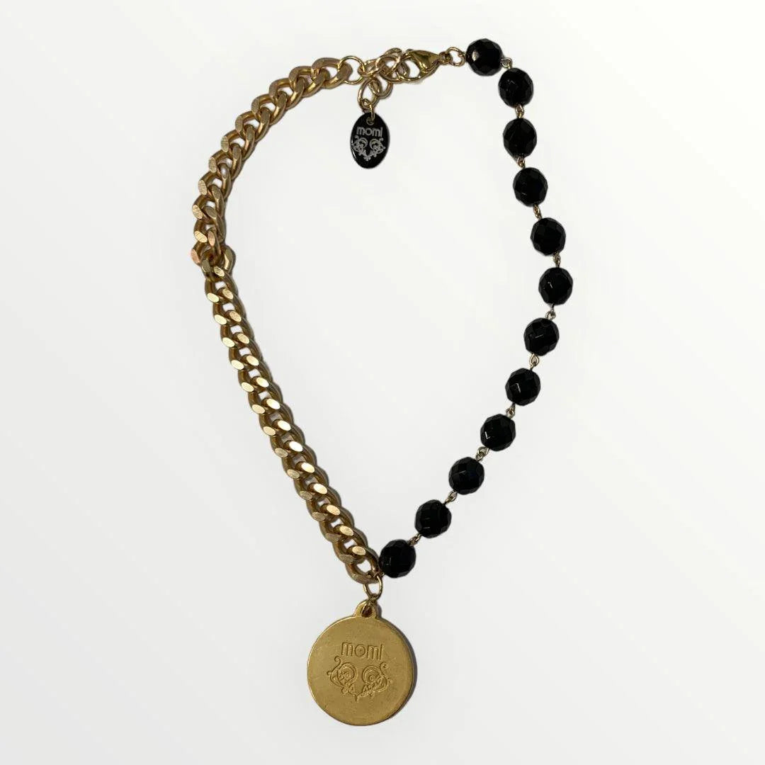 MOMI - COLLANA FRANCESCA CORTA MEDAGLIA - LOFT.73