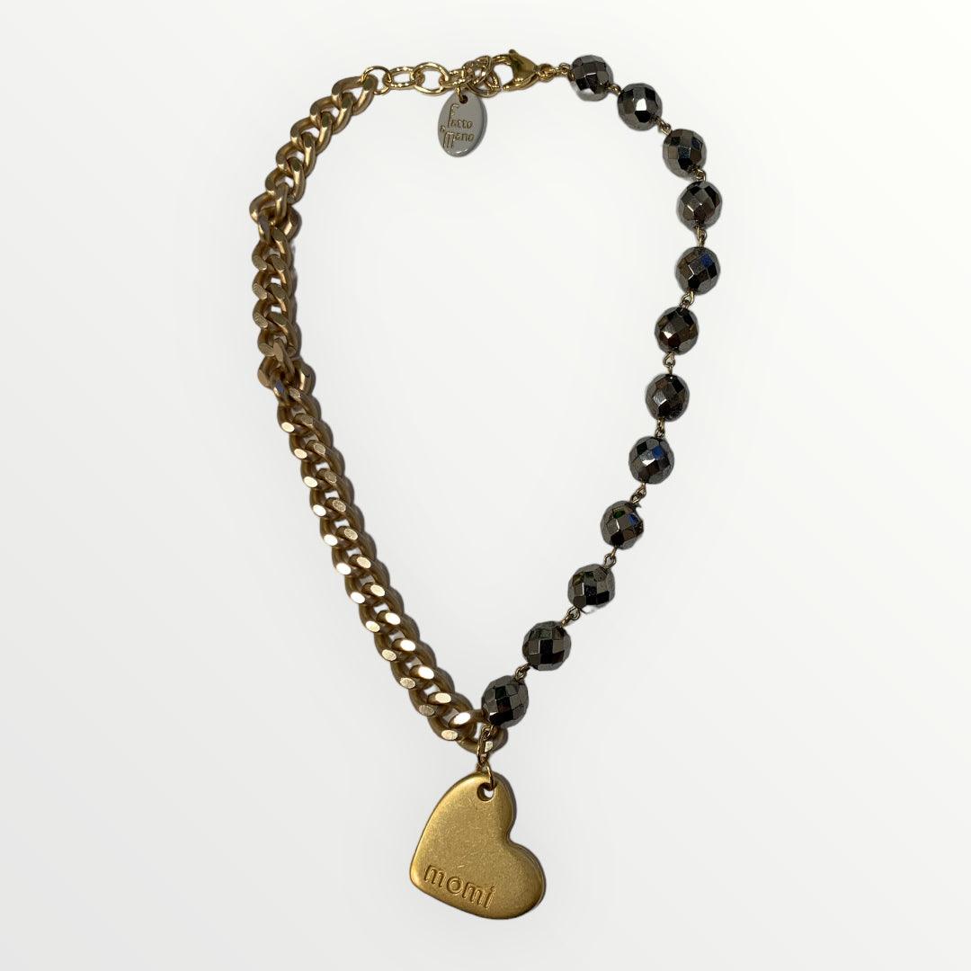MOMI - COLLANA FRANCESCA CORTA CUORE - LOFT.73