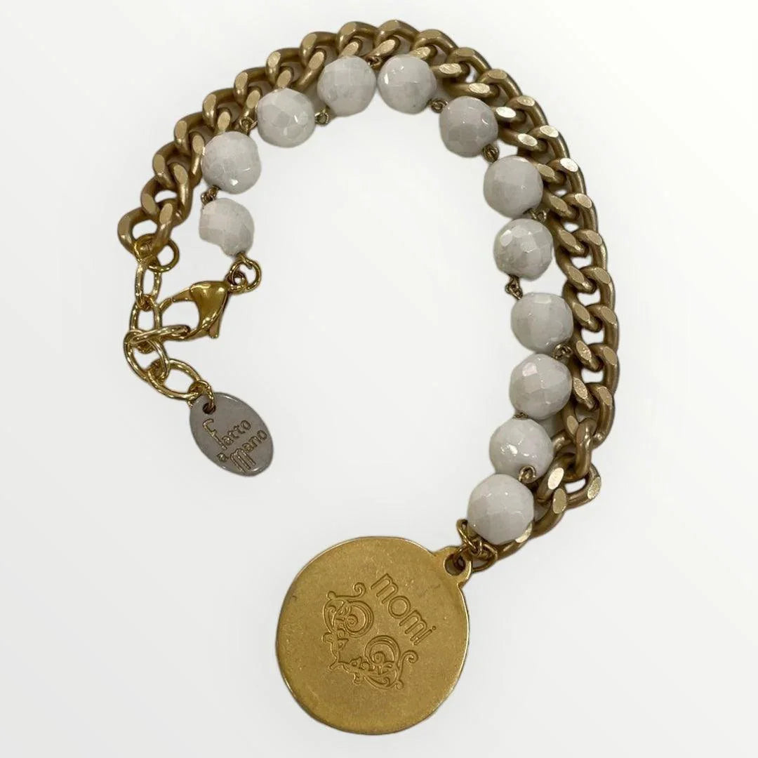 MOMI - COLLANA FRANCESCA CORTA MEDAGLIA - LOFT.73