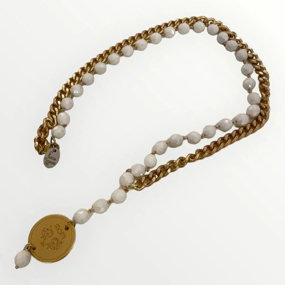 MOMI - COLLANA FRANCESCA LUNGA MEDAGLIA - LOFT.73