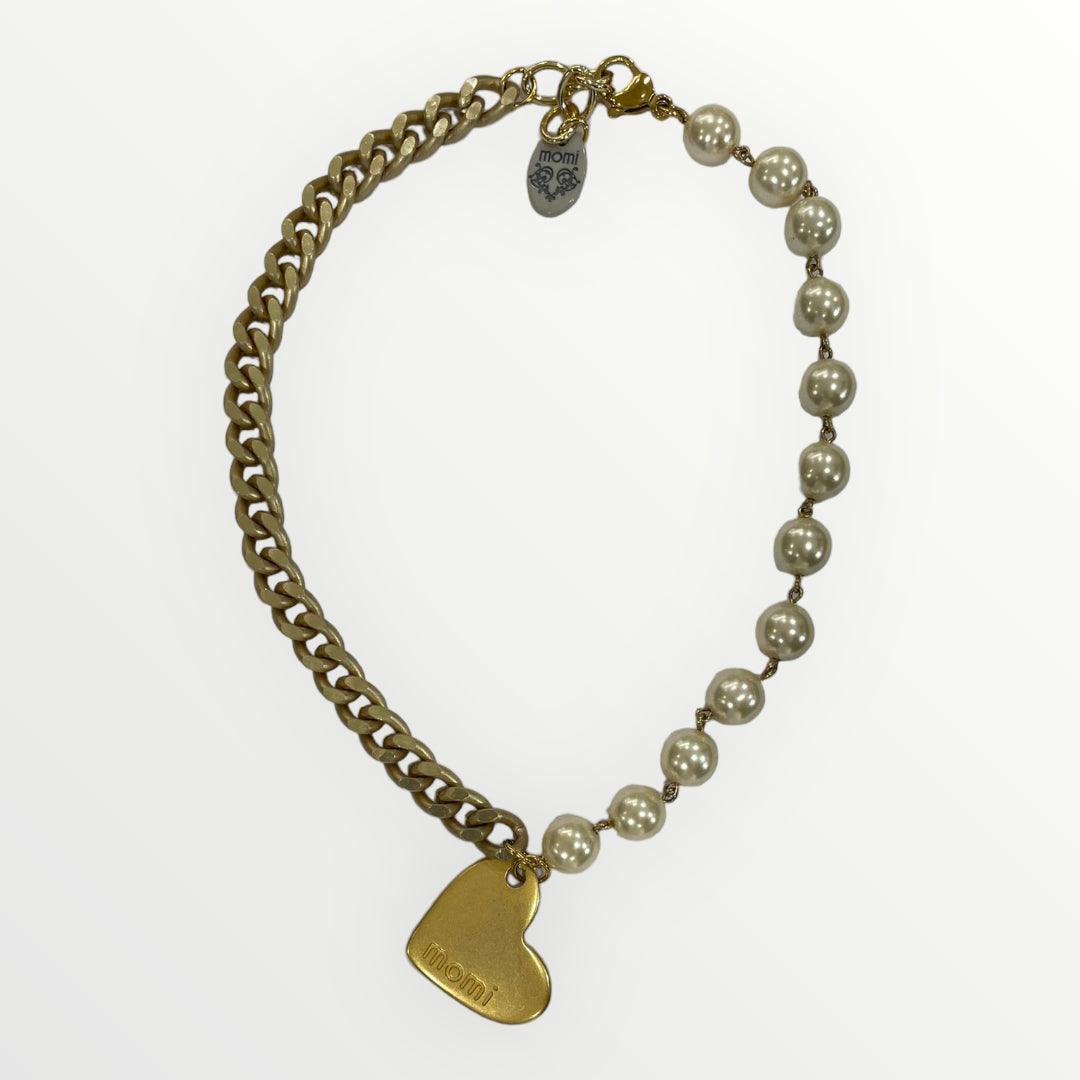 MOMI - COLLANA FRANCESCA CORTA CUORE - LOFT.73