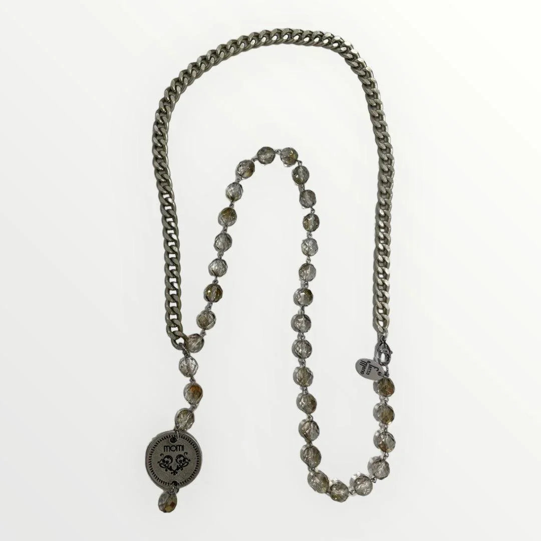 MOMI - COLLANA FRANCESCA LUNGA MEDAGLIA - LOFT.73