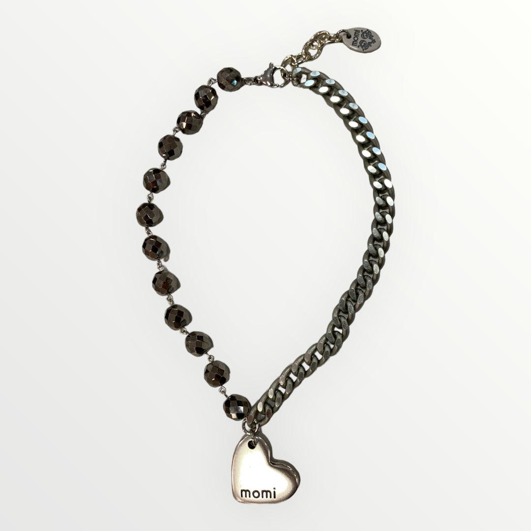 MOMI - COLLANA FRANCESCA CORTA CUORE - LOFT.73