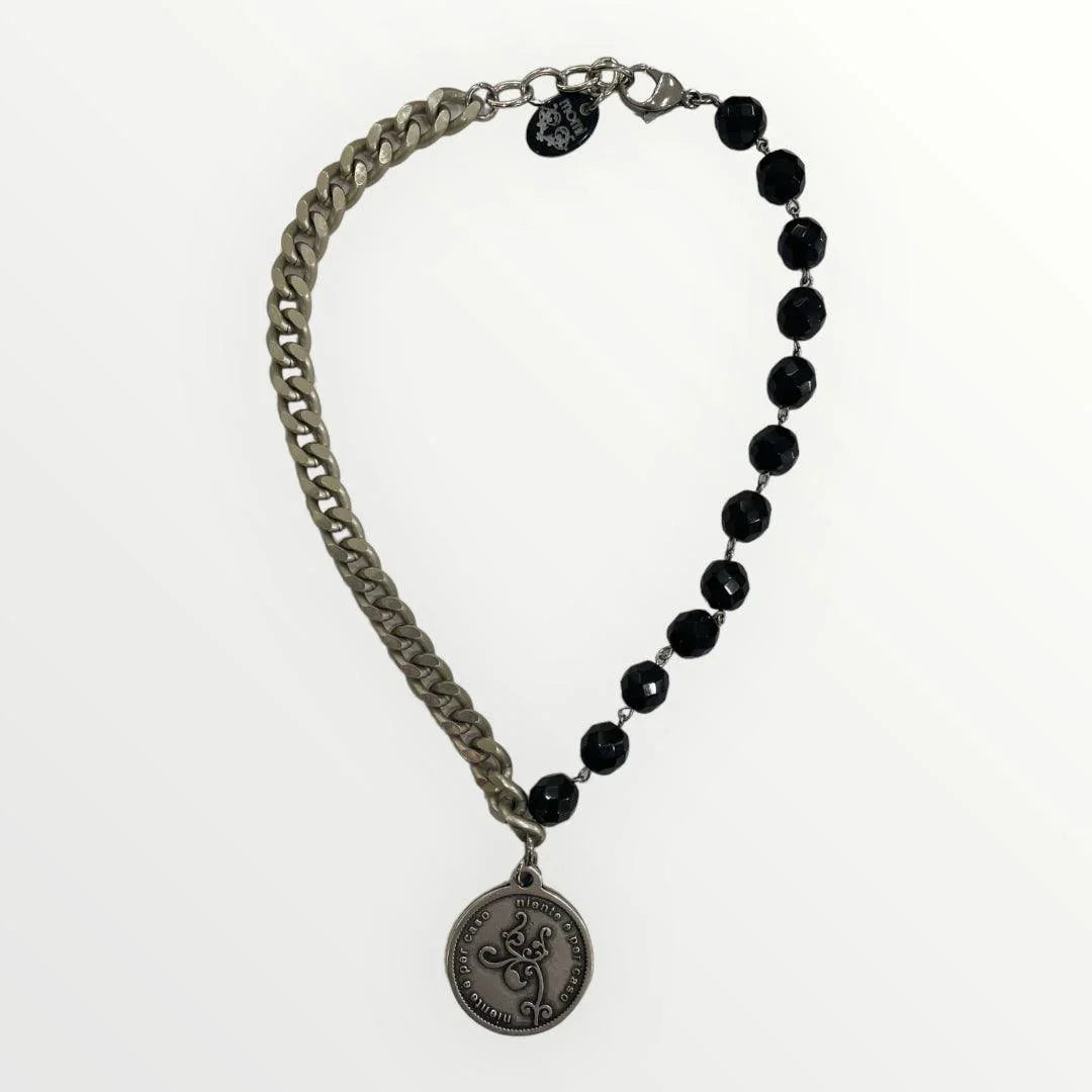 MOMI - COLLANA FRANCESCA CORTA MEDAGLIA - LOFT.73