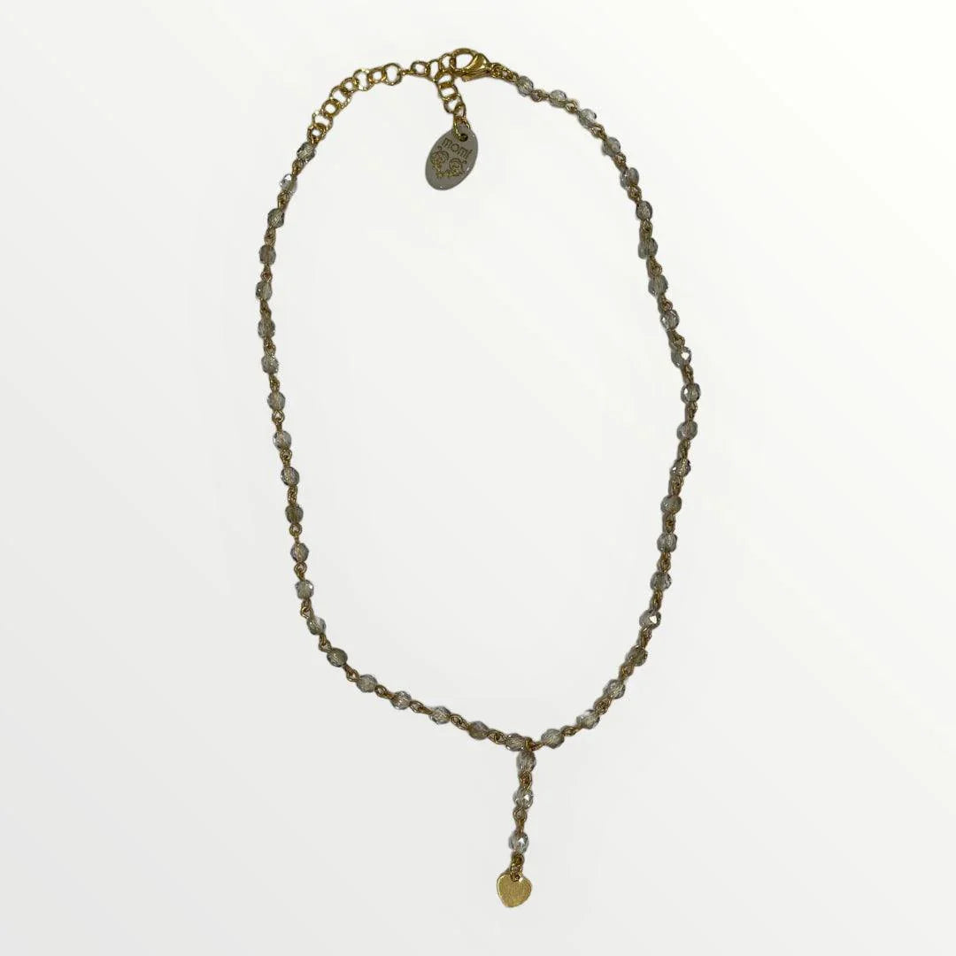 MOMI - COLLANA ROSARIO CORTO CUORE - LOFT.73