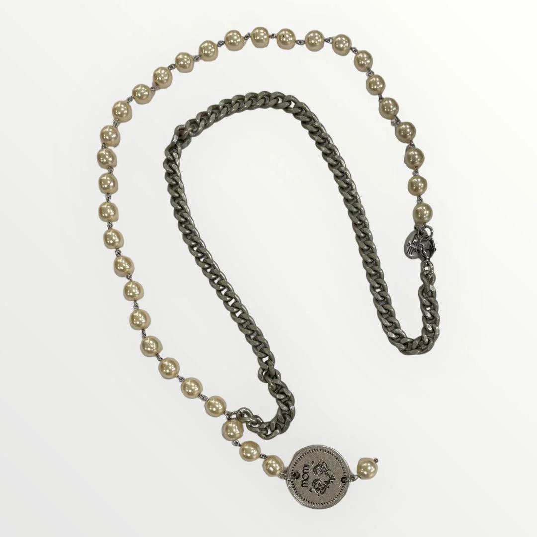 MOMI - COLLANA FRANCESCA LUNGA MEDAGLIA - LOFT.73