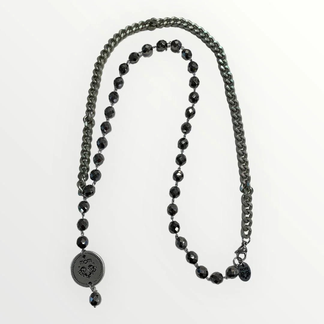 MOMI - COLLANA FRANCESCA LUNGA MEDAGLIA - LOFT.73