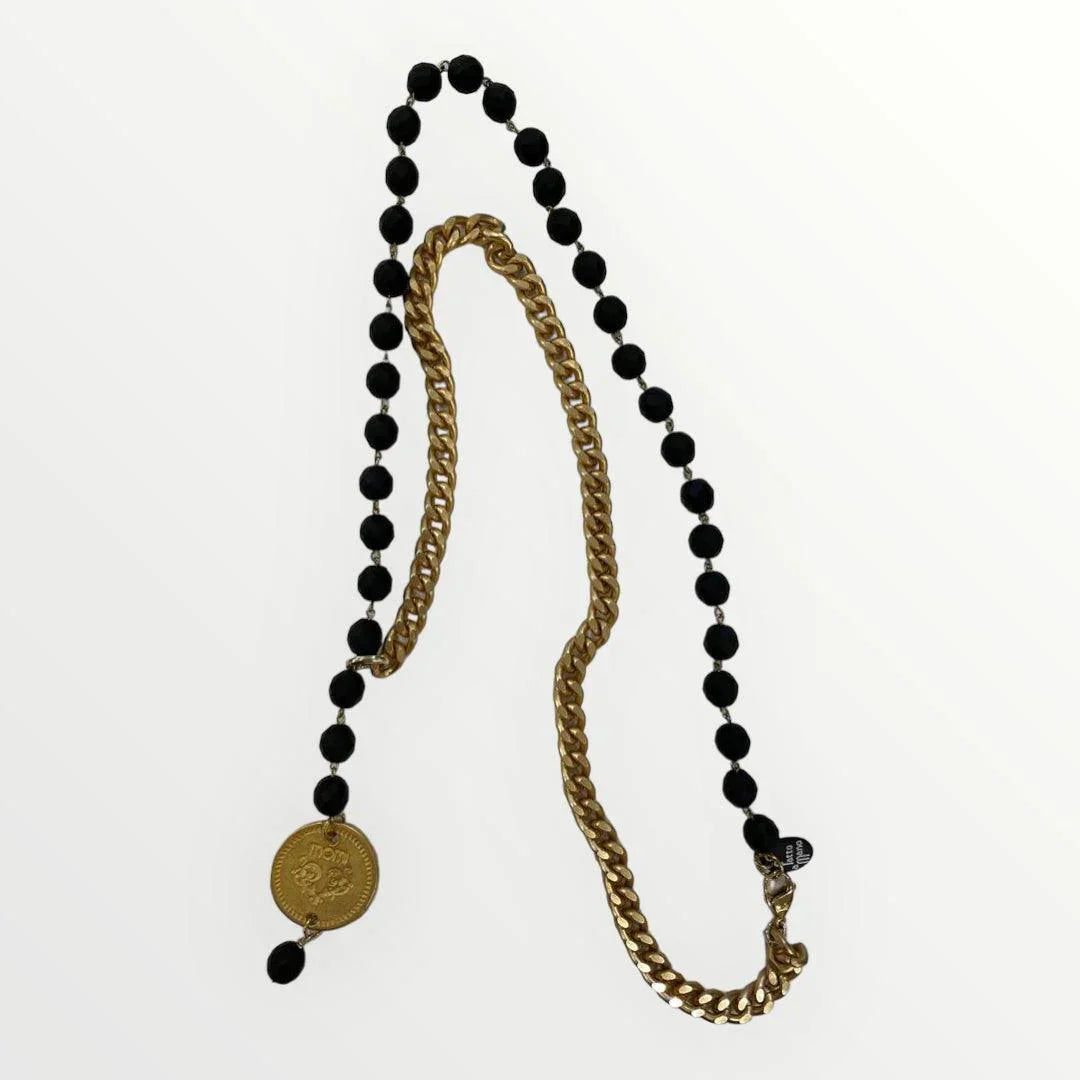 MOMI - COLLANA FRANCESCA LUNGA MEDAGLIA - LOFT.73