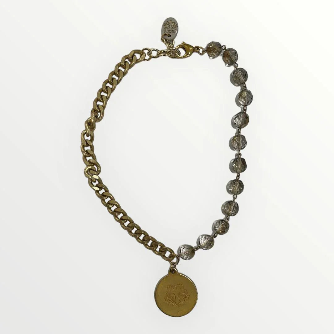 MOMI - COLLANA FRANCESCA CORTA MEDAGLIA - LOFT.73