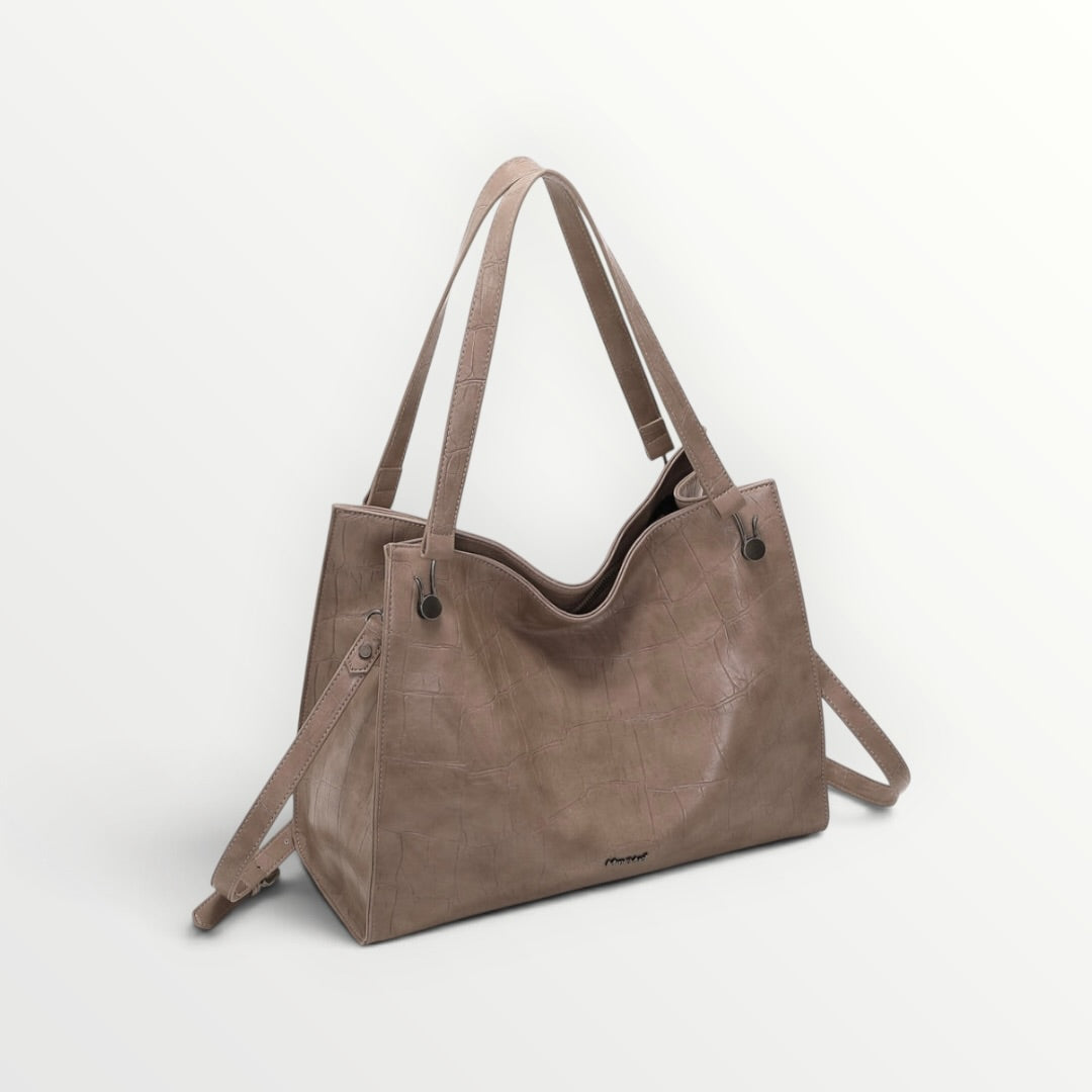 MIMI' MUA' - BORSA SHOPPER EFFETTO COCCO