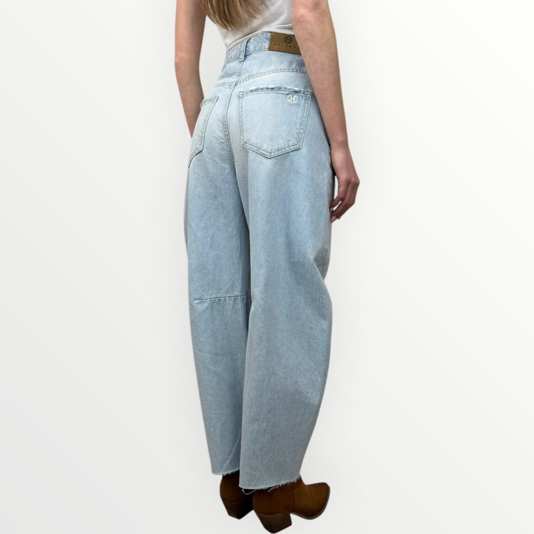 HAVEONE - JEANS BARBARA LAVAGGIO CHIARO