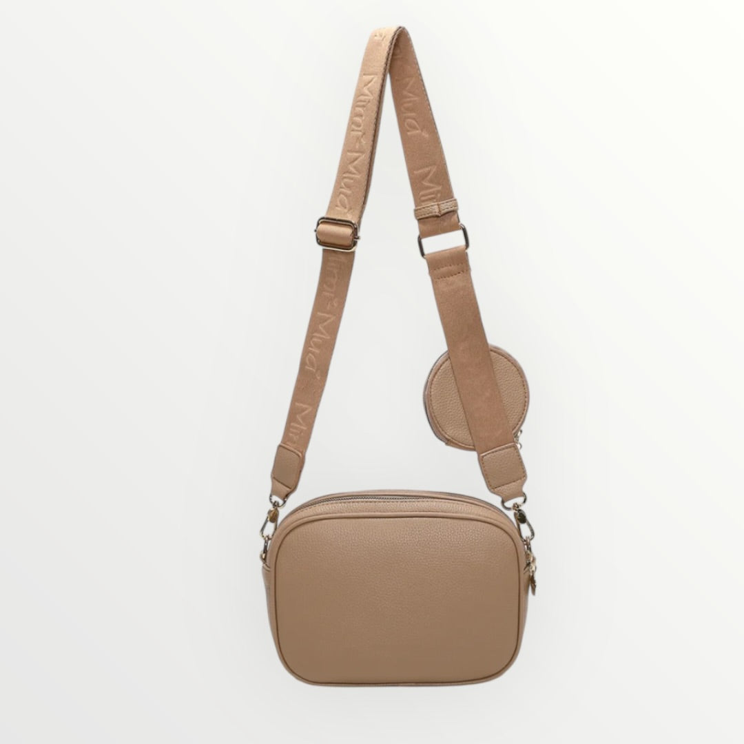 MIMI' MUA' - BORSA A TRACOLLA CON SCRITTA