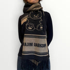 PASHBAG - SCIARPA CON ORSETTO GRANDE REVERSIBILE