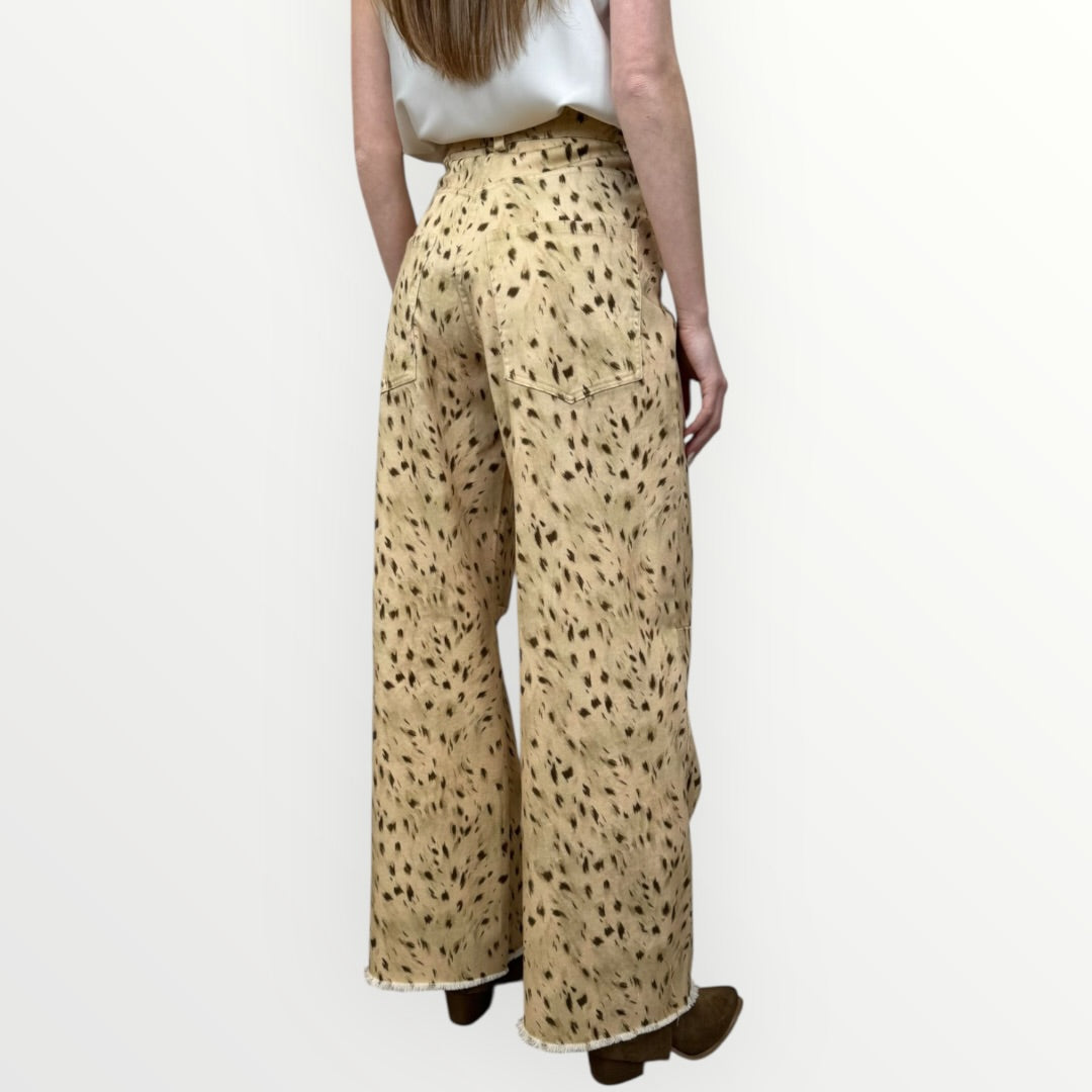 KING KONG - PANTALONE BALLOON MACULATO