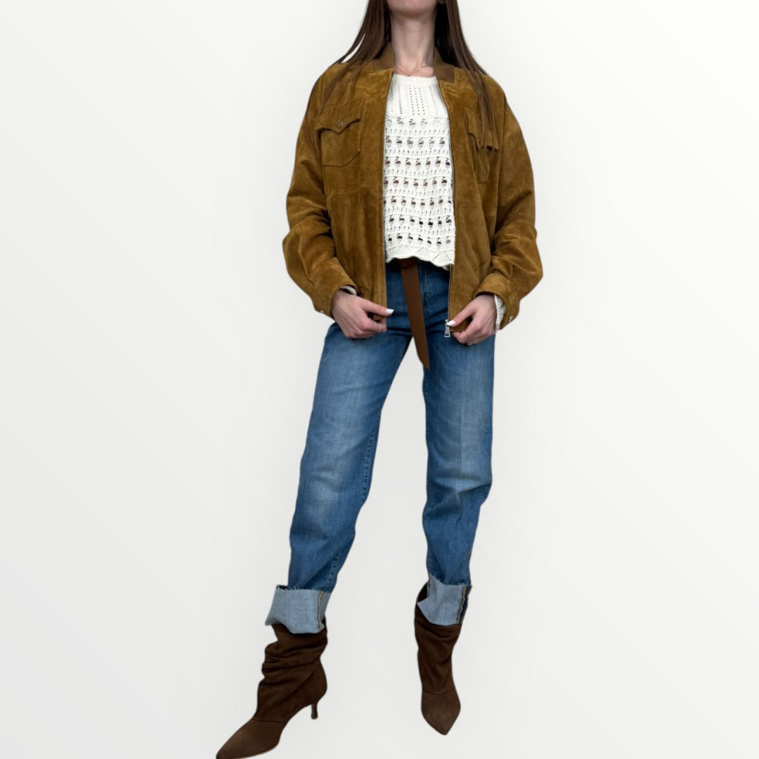 SOUVENIR - GIUBBOTTO SCAMOSCIATO