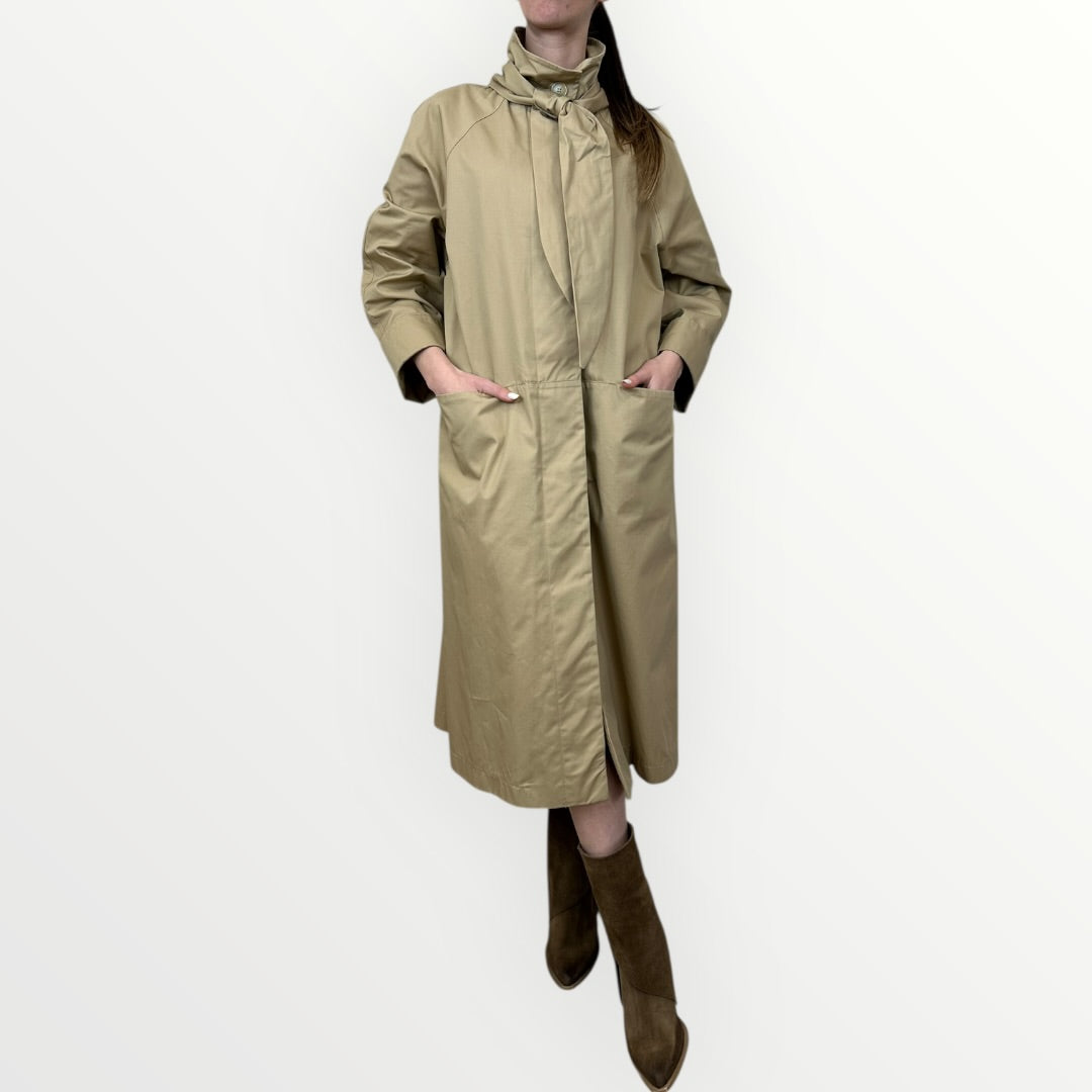 HAVEONE - TRENCH CON SCIARPINA TONO SU TONO