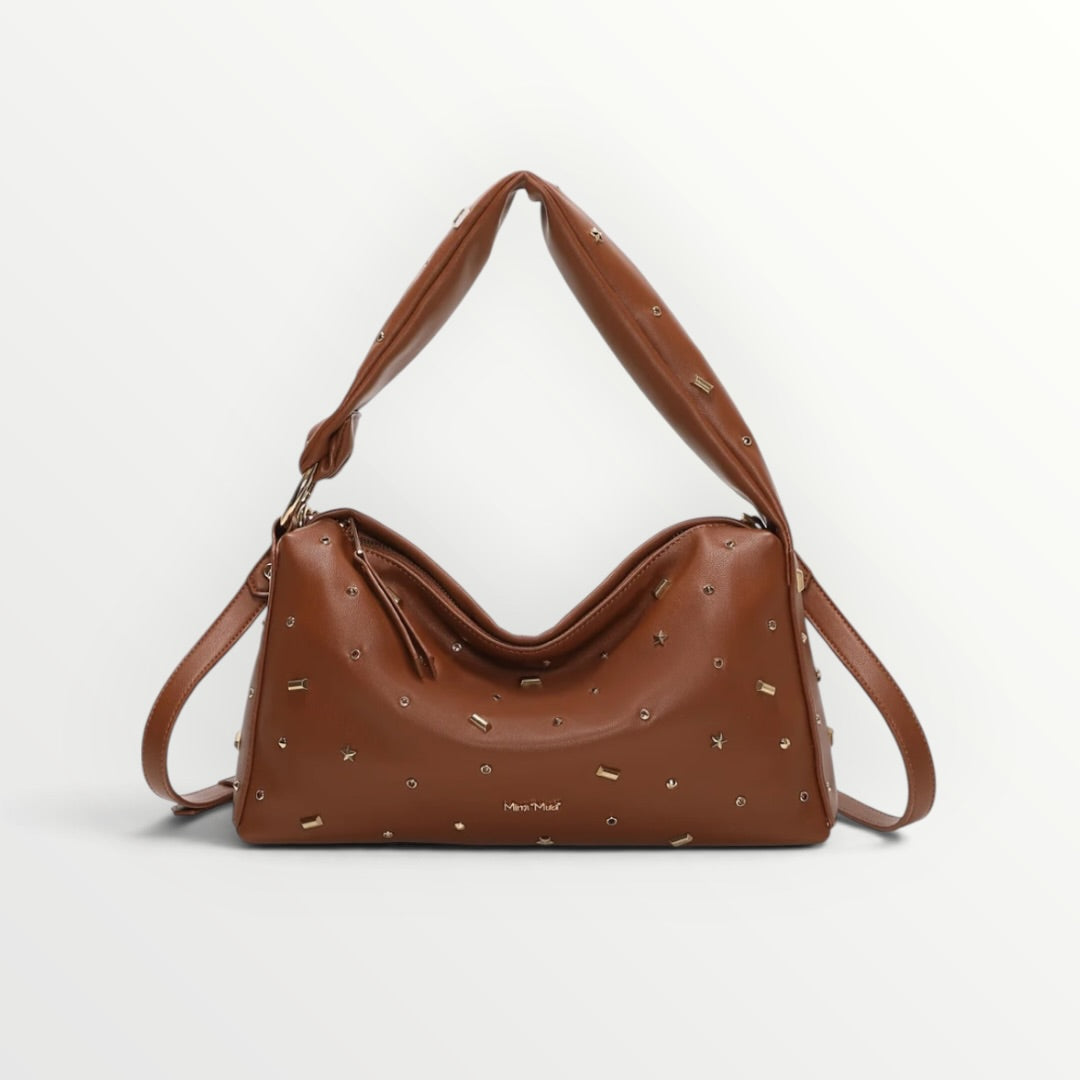 MIMI' MUA' - BORSA CON APPLICAZIONI COLORATE