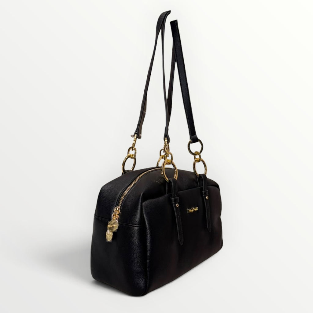 MIMI' MUA' - BORSA A SPALLA CON ANELLI