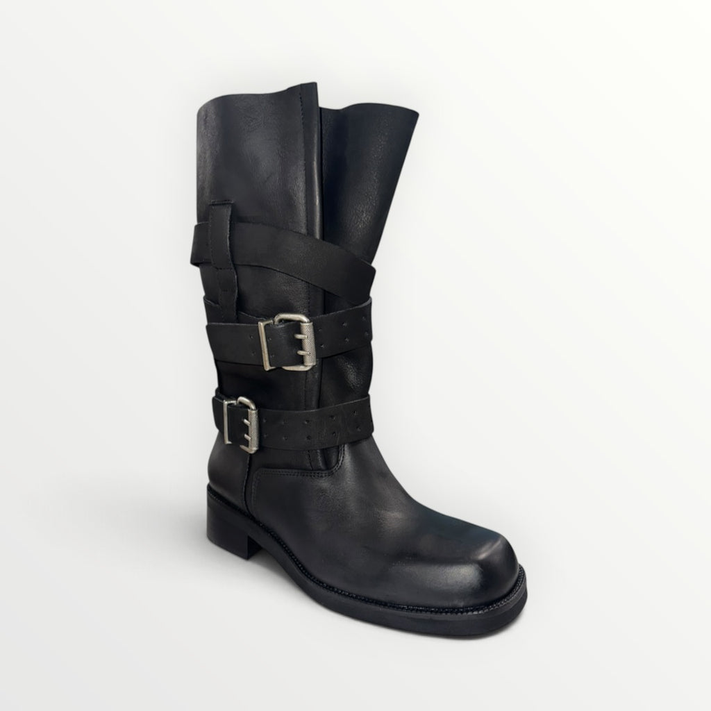 DIVINE FOLLIE - STIVALE CON FASCE E FIBBIE REGOLABILI
