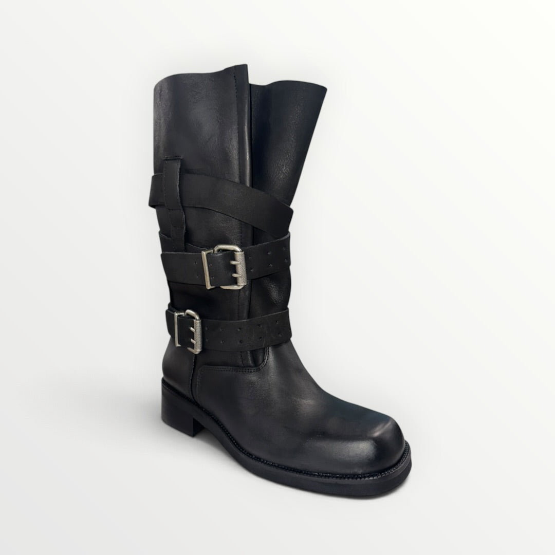 DIVINE FOLLIE - STIVALE CON FASCE E FIBBIE REGOLABILI