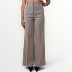 KING KONG - PANTALONE A PALAZZO CON PIEGA STIRATA