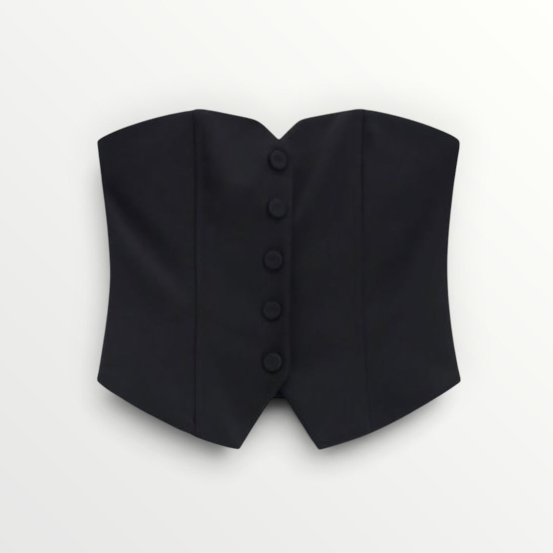 IMPERIAL - TOP BUSTIER CON SCOLLO A CUORE