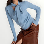 FRACOMINA - MAGLIA IN LANA CON PASHMINA