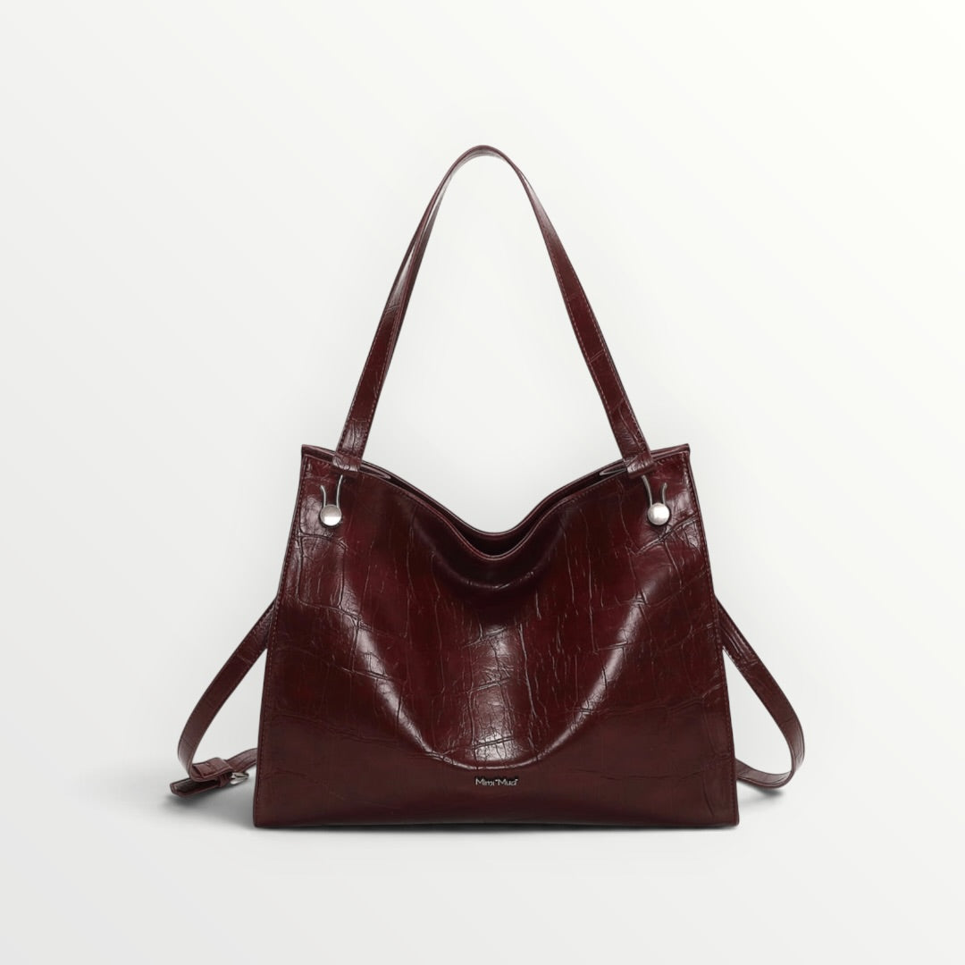 MIMI' MUA' - BORSA SHOPPER EFFETTO COCCO