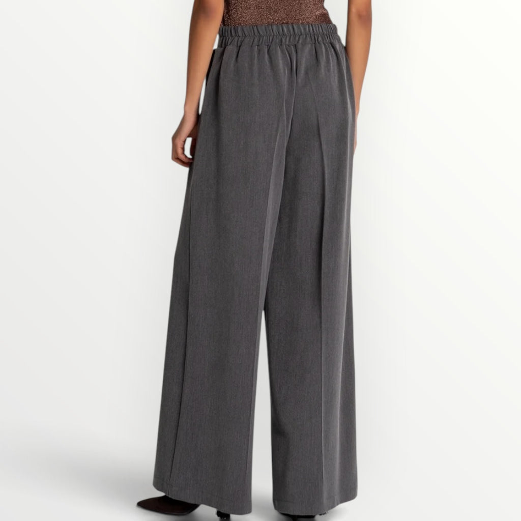 FRACOMINA - PANTALONE FLARE A VITA ALTA