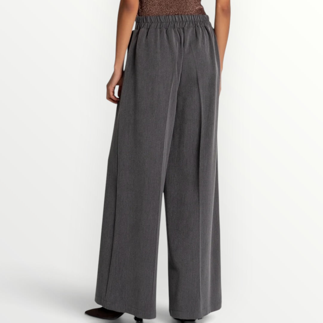 FRACOMINA - PANTALONE FLARE A VITA ALTA