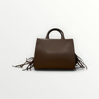 PASHBAG - BORSA CON ORSETTO E FRANGE LATERALI
