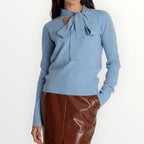 FRACOMINA - MAGLIA IN LANA CON PASHMINA