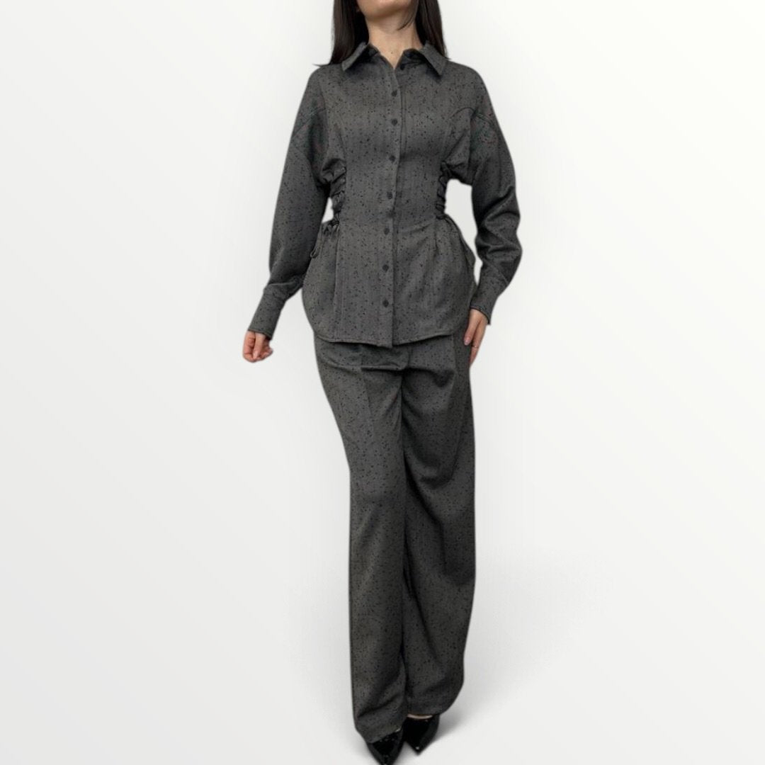 PHILIA LOFT - CAMICIA CON ALLACCIATURA A CORPETTO