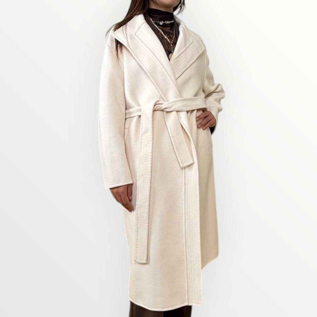 FRACOMINA - CAPPOTTO CON CINTURA IN VITA