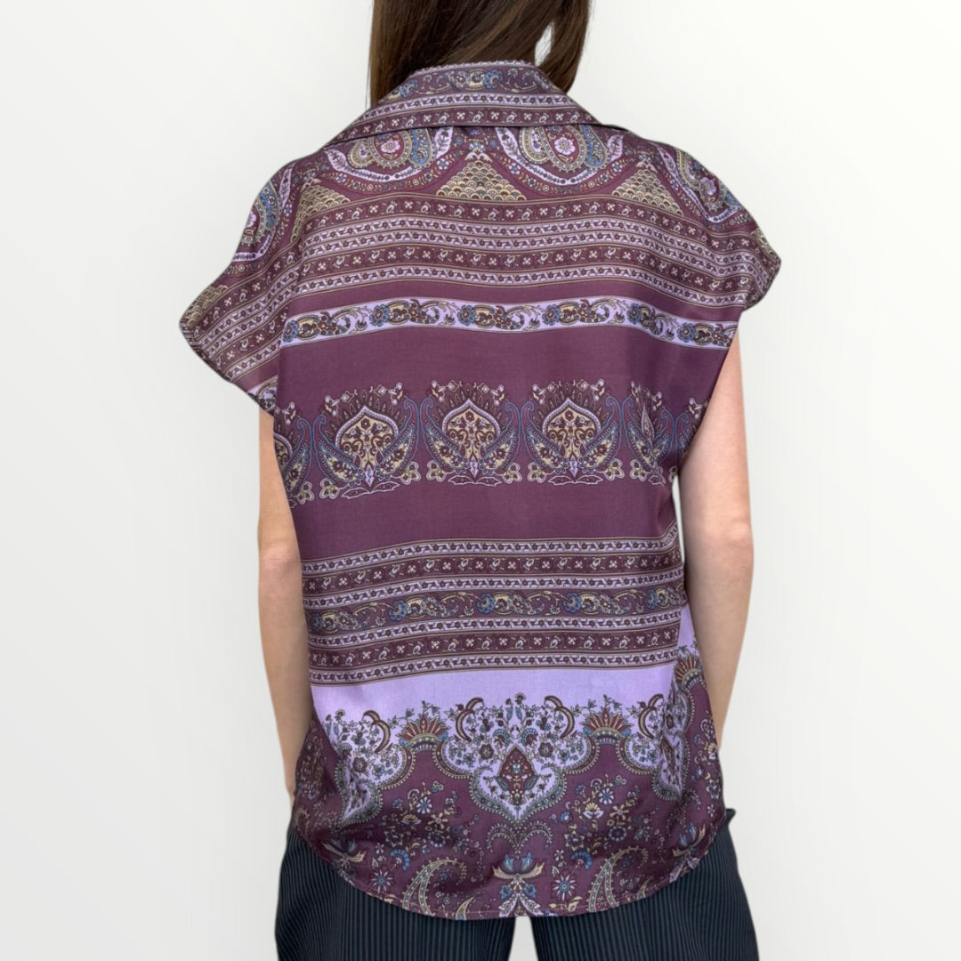 FERRONE - CAMICIA SMANICATA IN SETA