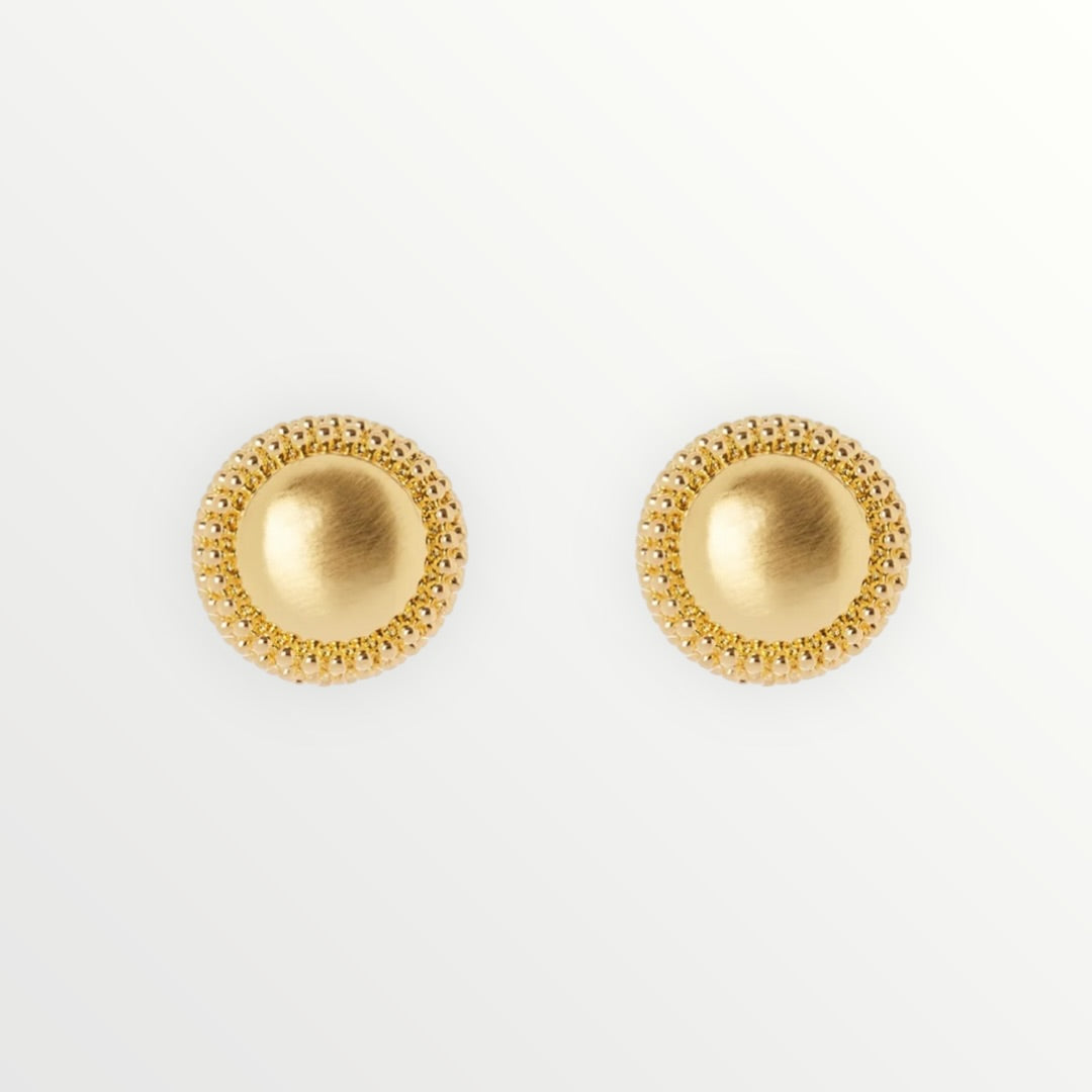 SODINI - ORECCHINO BOTTONE ZIGRINATO