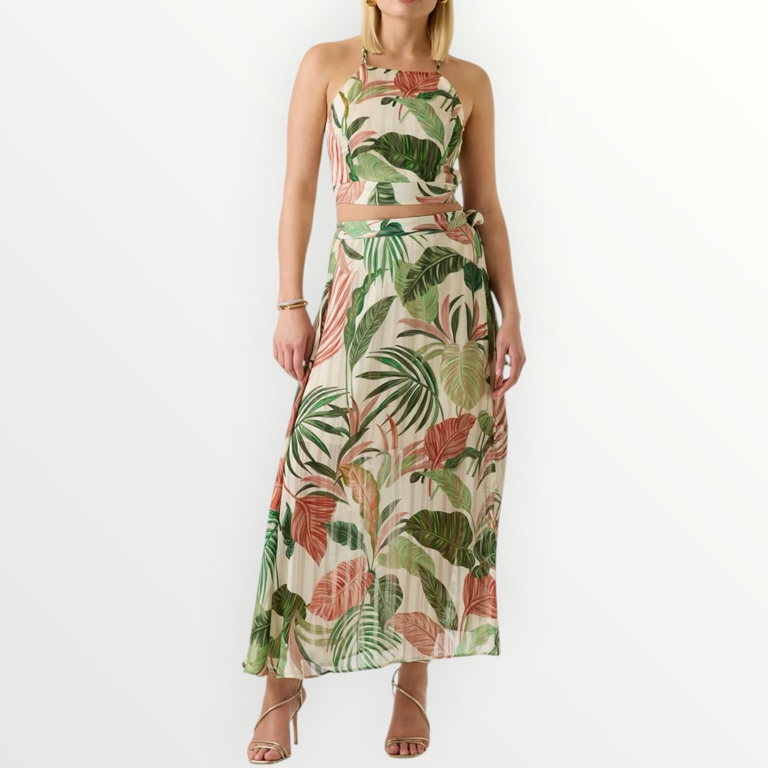 GUESS - GONNA PORTAFOGLIO FLOREALE