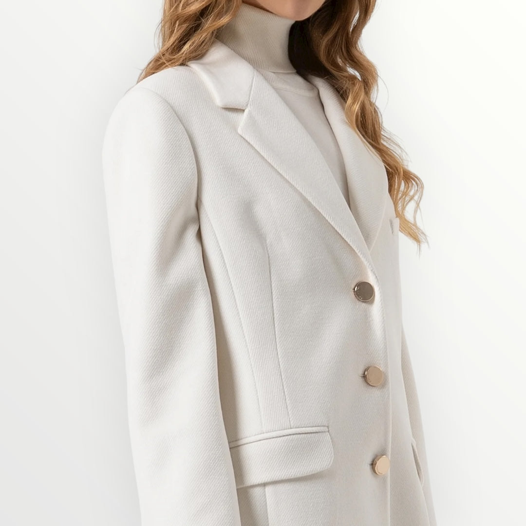 FRACOMINA - CAPPOTTO SLIM MONOPETTO