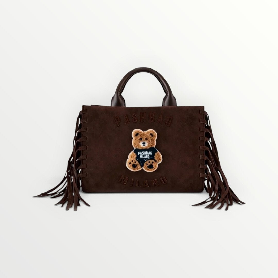PASHBAG - BORSA MINI IN SUEDE CON TEDDY - MARGE