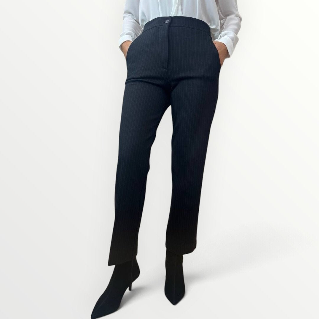 FERRONE - PANTALONE BOOMER GESSATO Immagine principale del prodotto