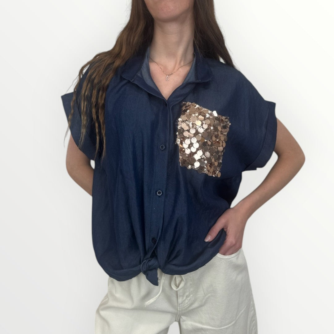 LOFT.73 - CAMICIA MARINA