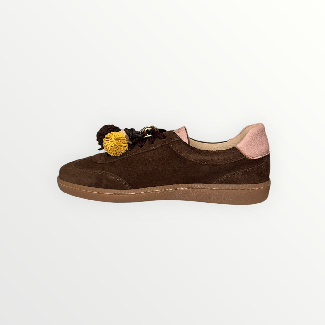 OVYE' - SNEAKER SCAMOSCIATA CON CHARMS