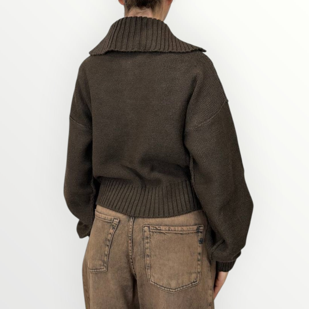 HAVEONE - MAGLIA CON CRAVATTINO