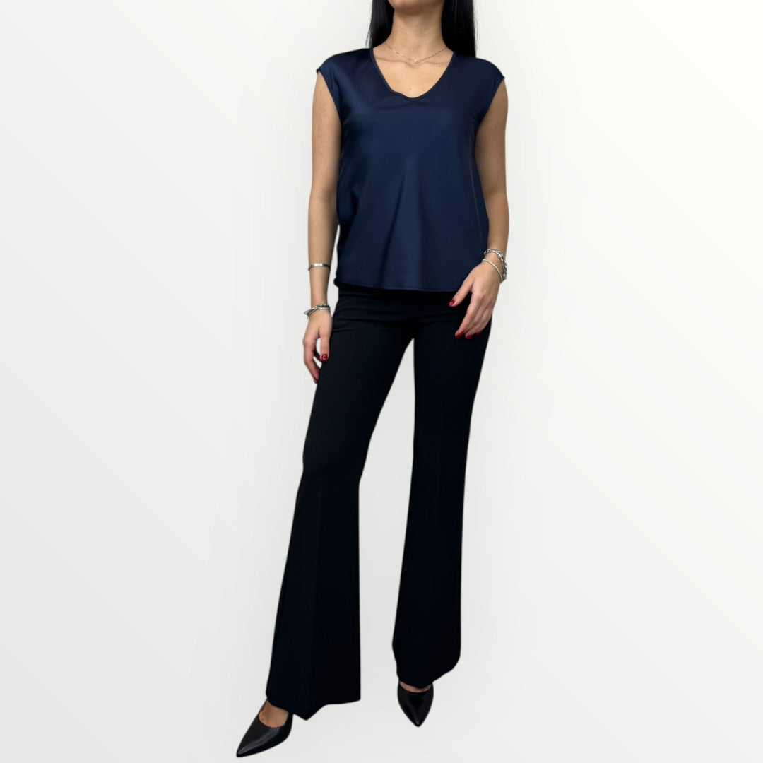 IMPERIAL - BLUSA CON SCOLLO A V