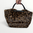 AYFEE - BORSA SHOPPER IN ECO-PELLICCIA CON TRACOLLA